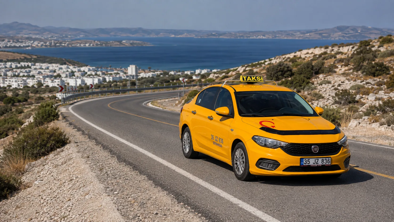 Çeşme otoyolunda yaz trafiği